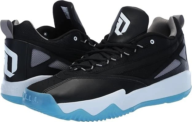 Adidas Dame Basketball Sneakers Black White Grey Men's 4 Women's 5