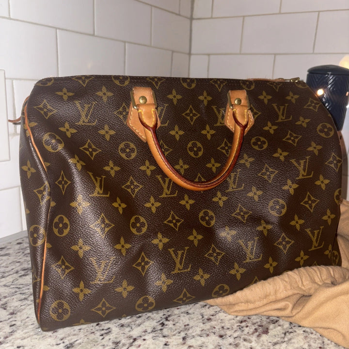 Authentic Louis Vuitton Speedy Boston Bag 13.8" – Monogram Canvas M41524