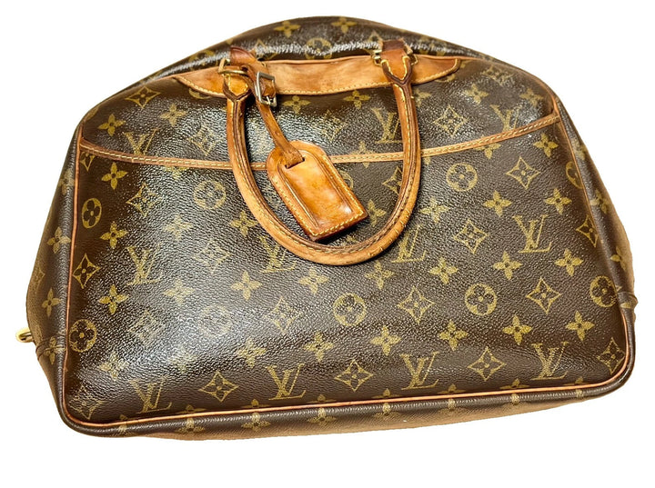 Authentic Vintage Louis Vuitton Deauville Monogram Handbag – Brown Canvas & Leather