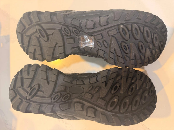Burudani Men's Hiking Trail Shoes Black – Outdoor Trekking Sneakers, Size 13