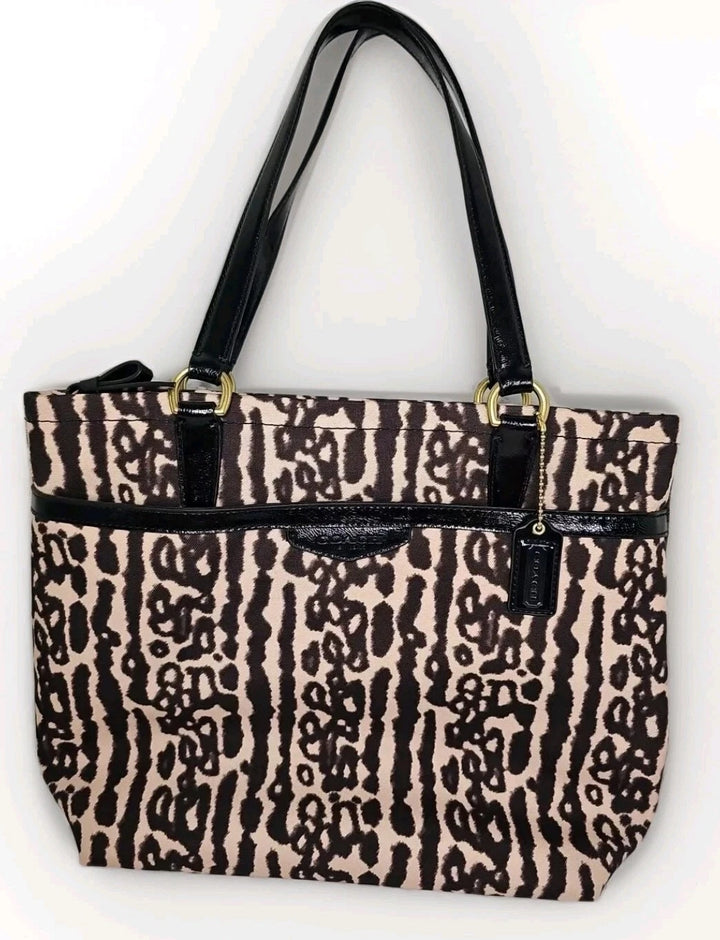 Coach 31901 SIS Leopard Canvas Tote Bag – Authentic Women's Designer Purse, New With Tags