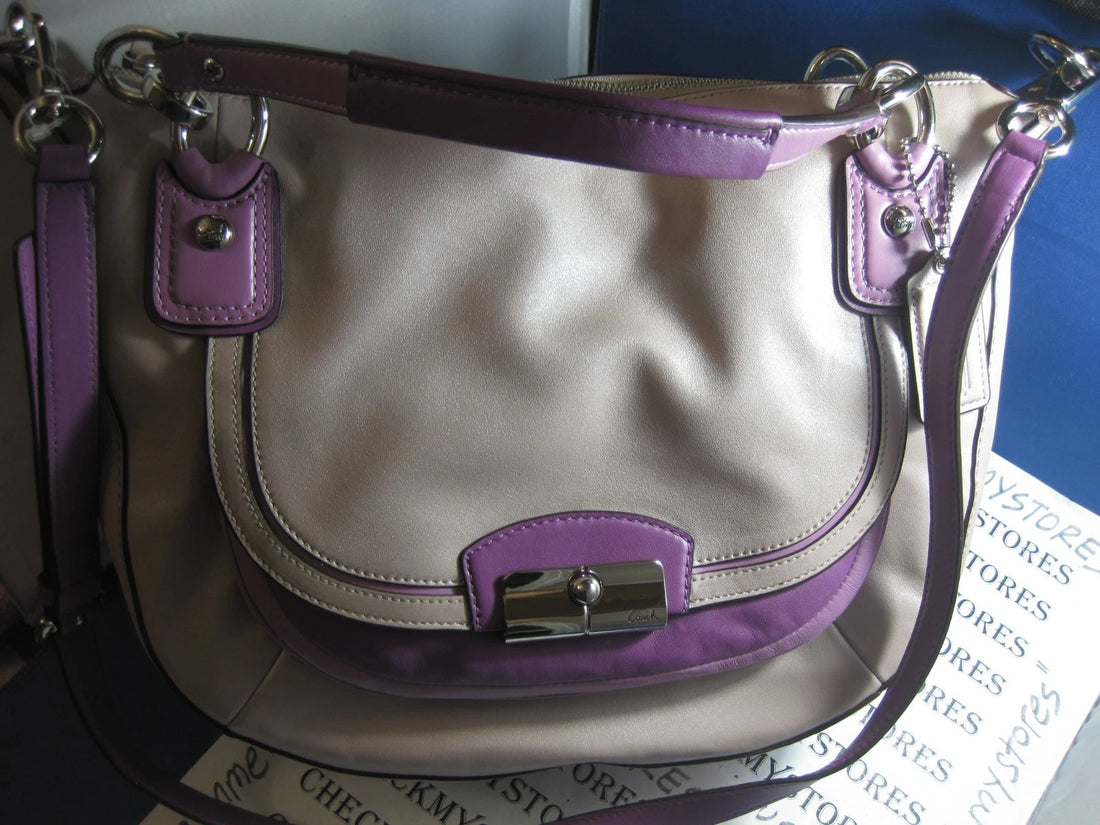 Coach Kristin Spectator Leather Handbag F22510 SVEB6 – Authentic Designer Purse, NWT
