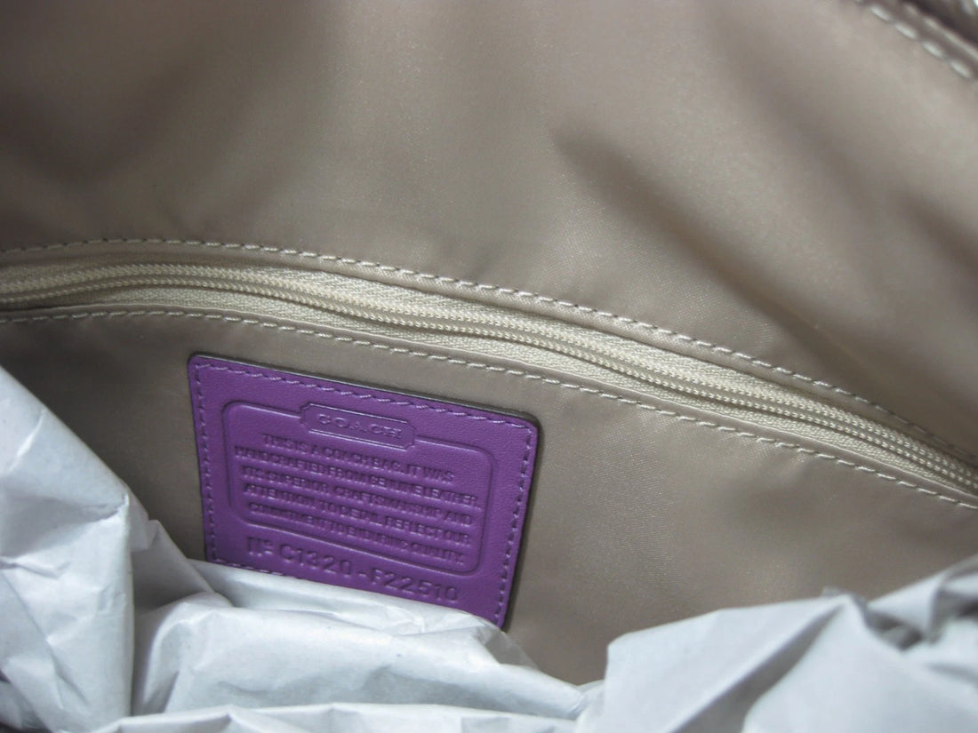 Coach Kristin Spectator Leather Handbag F22510 SVEB6 – Authentic Designer Purse, NWT