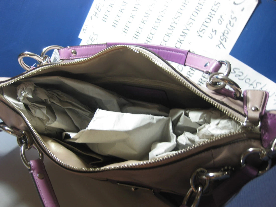 Coach Kristin Spectator Leather Handbag F22510 SVEB6 – Authentic Designer Purse, NWT