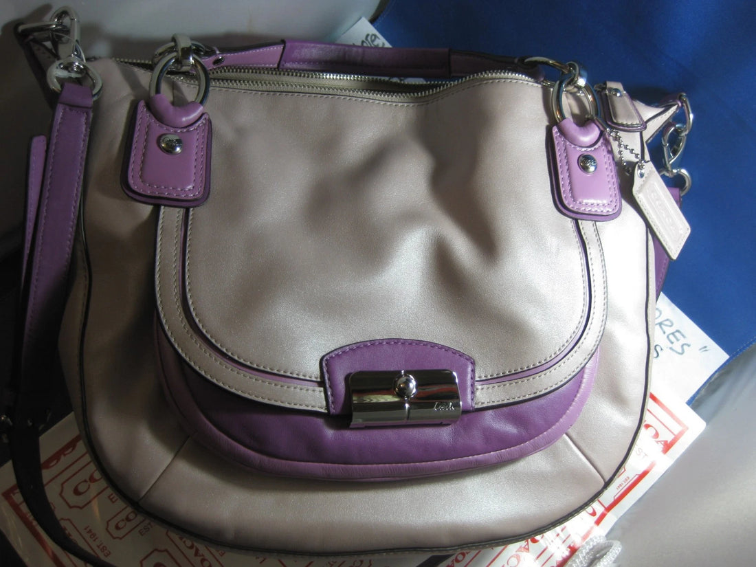 Coach Kristin Spectator Leather Handbag F22510 SVEB6 – Authentic Designer Purse, NWT