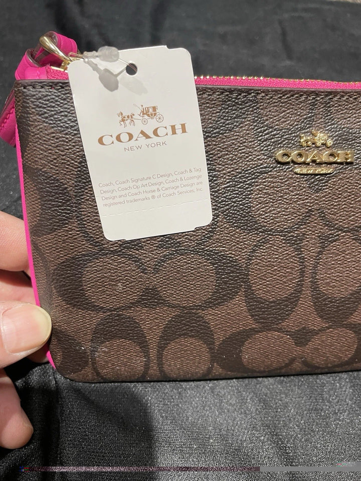 Coach Wristlet – Authentic Designer Clutch Wallet, Brand New With Tags, Never Used