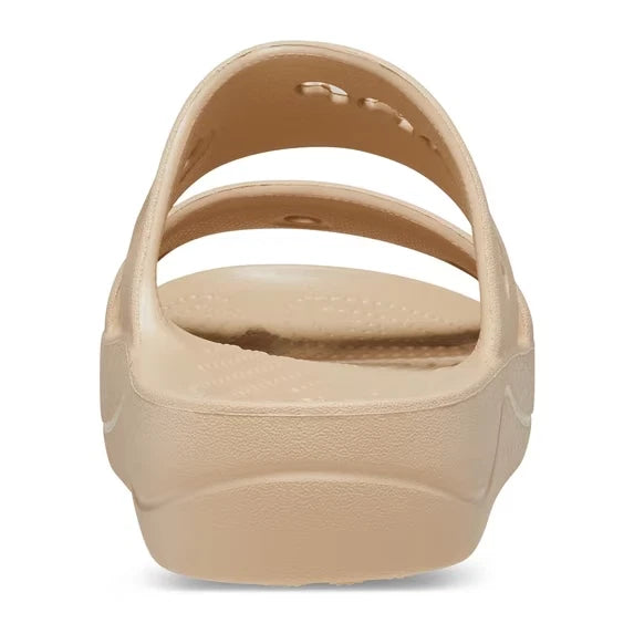 Crocs Baya Platform Unisex Slide Sandals Chai – Casual Slip-On Shoes, Medium