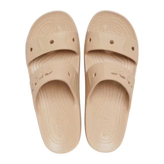 Crocs Baya Platform Unisex Slide Sandals Chai – Casual Slip-On Shoes, Medium