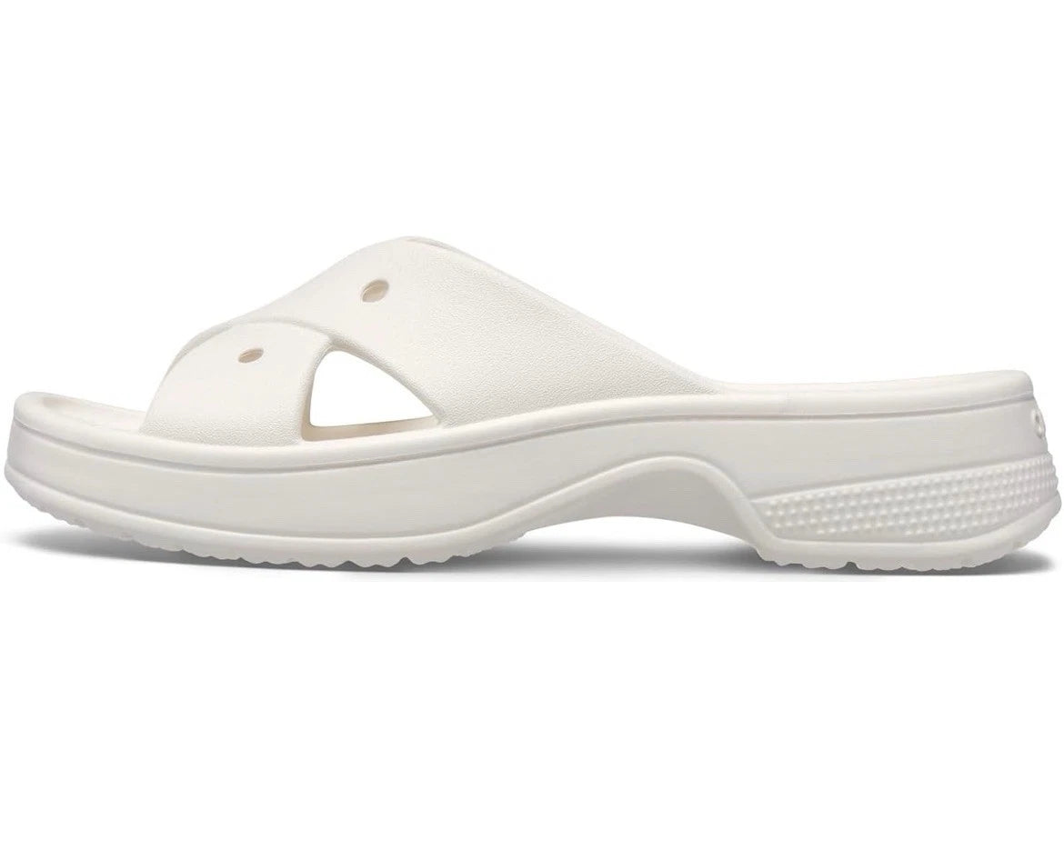 Crocs Classic Cross Strap Women's Slide Sandals – Casual Slip-On Shoes, Size 9, NWT