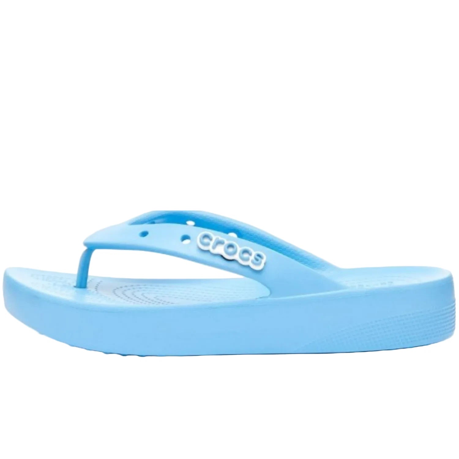 Crocs Classic Platform Flip Flop Women's Sandals Oxygen Blue – Size 7