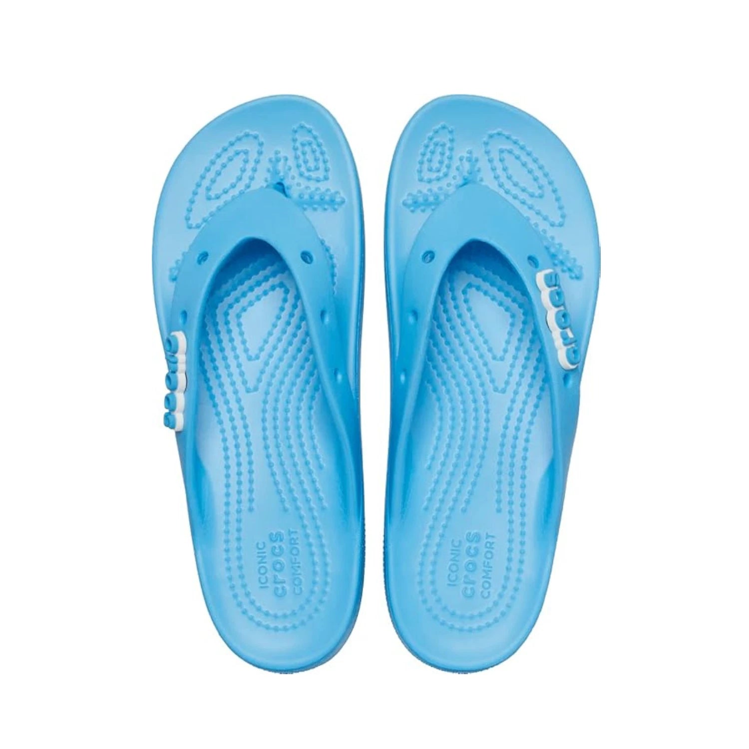 Crocs Classic Platform Flip Flop Women's Sandals Oxygen Blue – Size 7