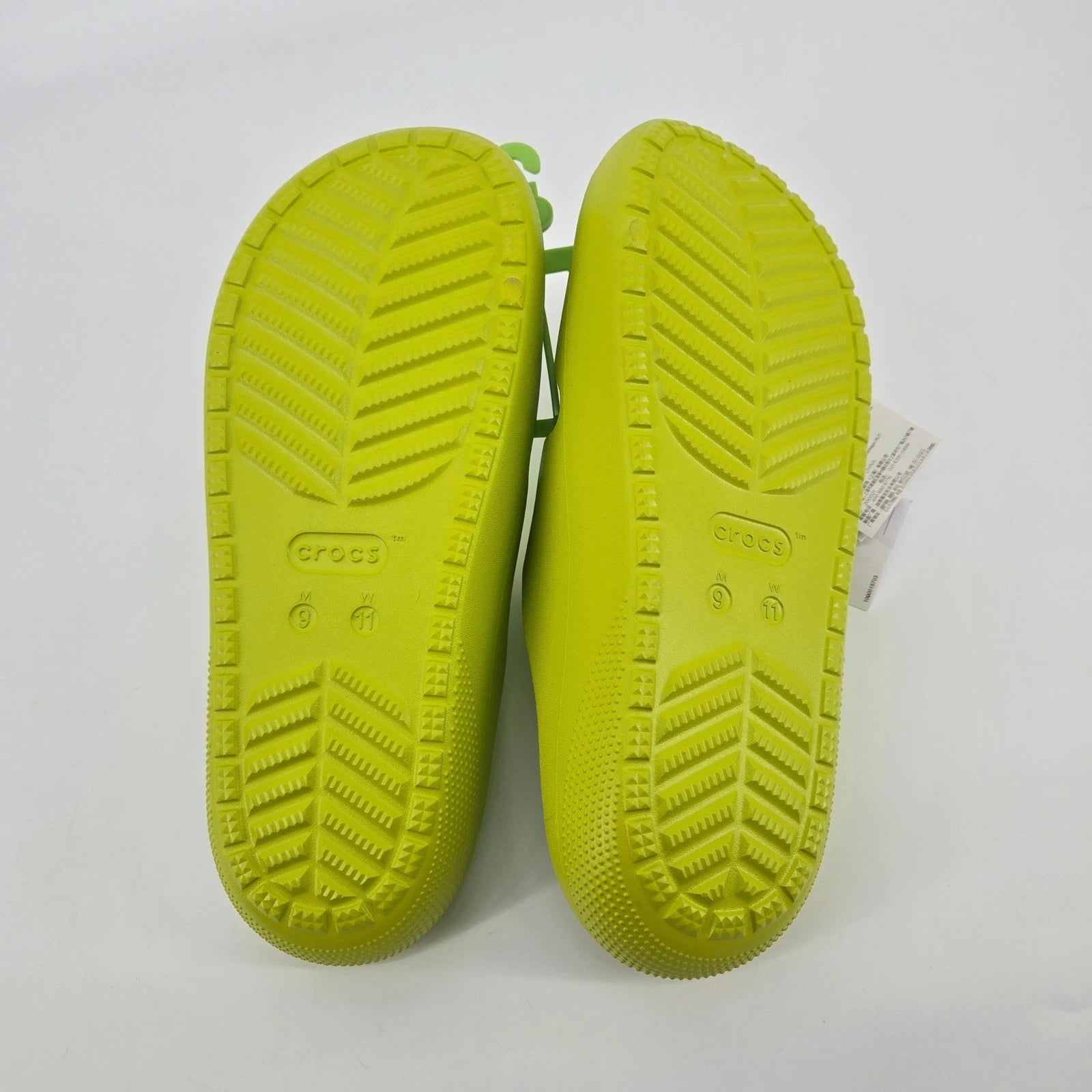 Crocs Classic Sandal v2 Unisex Limeade Green – Two-Strap Slides, M9/W11 NWT