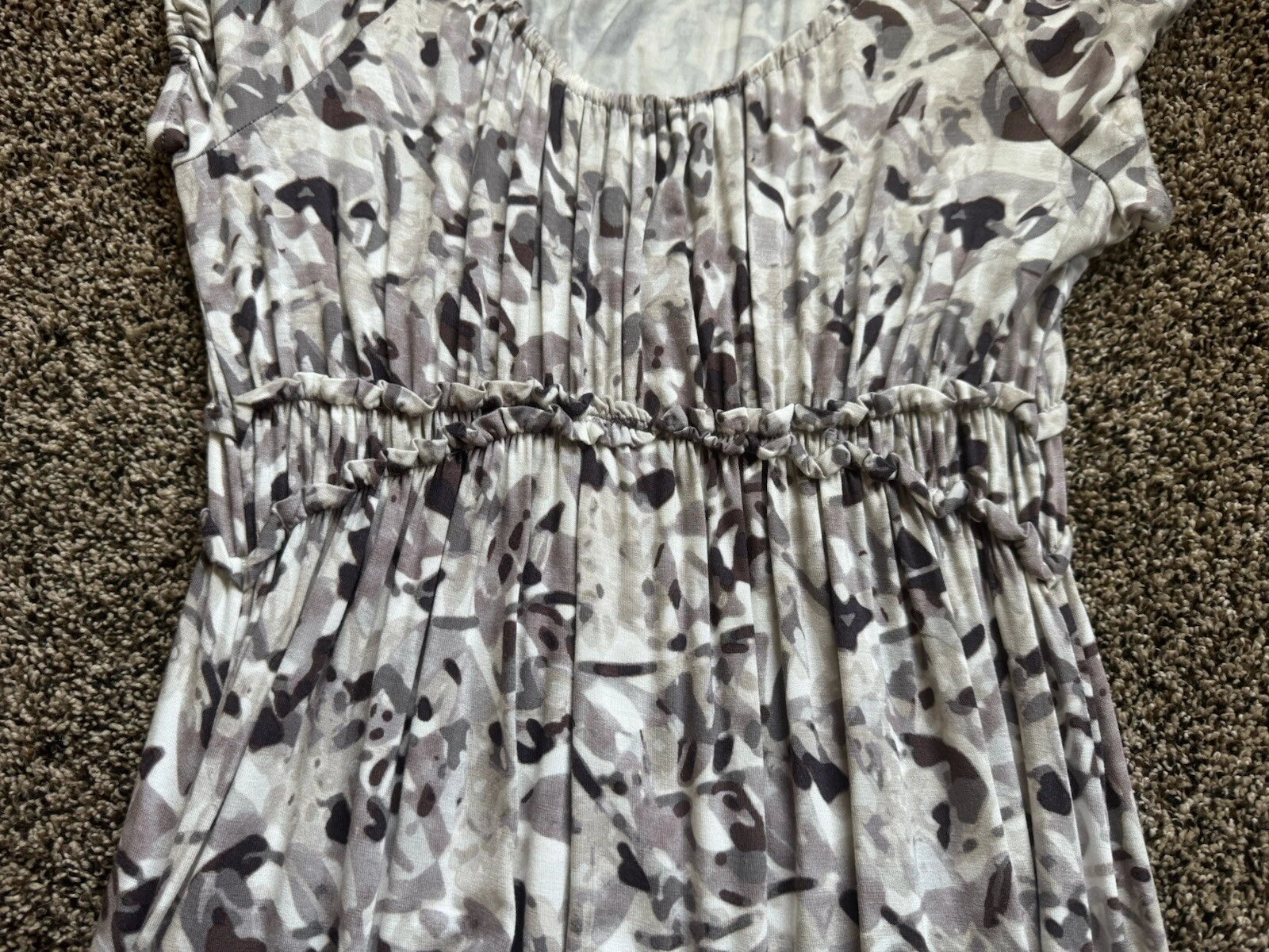 Daisy Fuentes Women's Short Sleeve Casual Dress, Size M