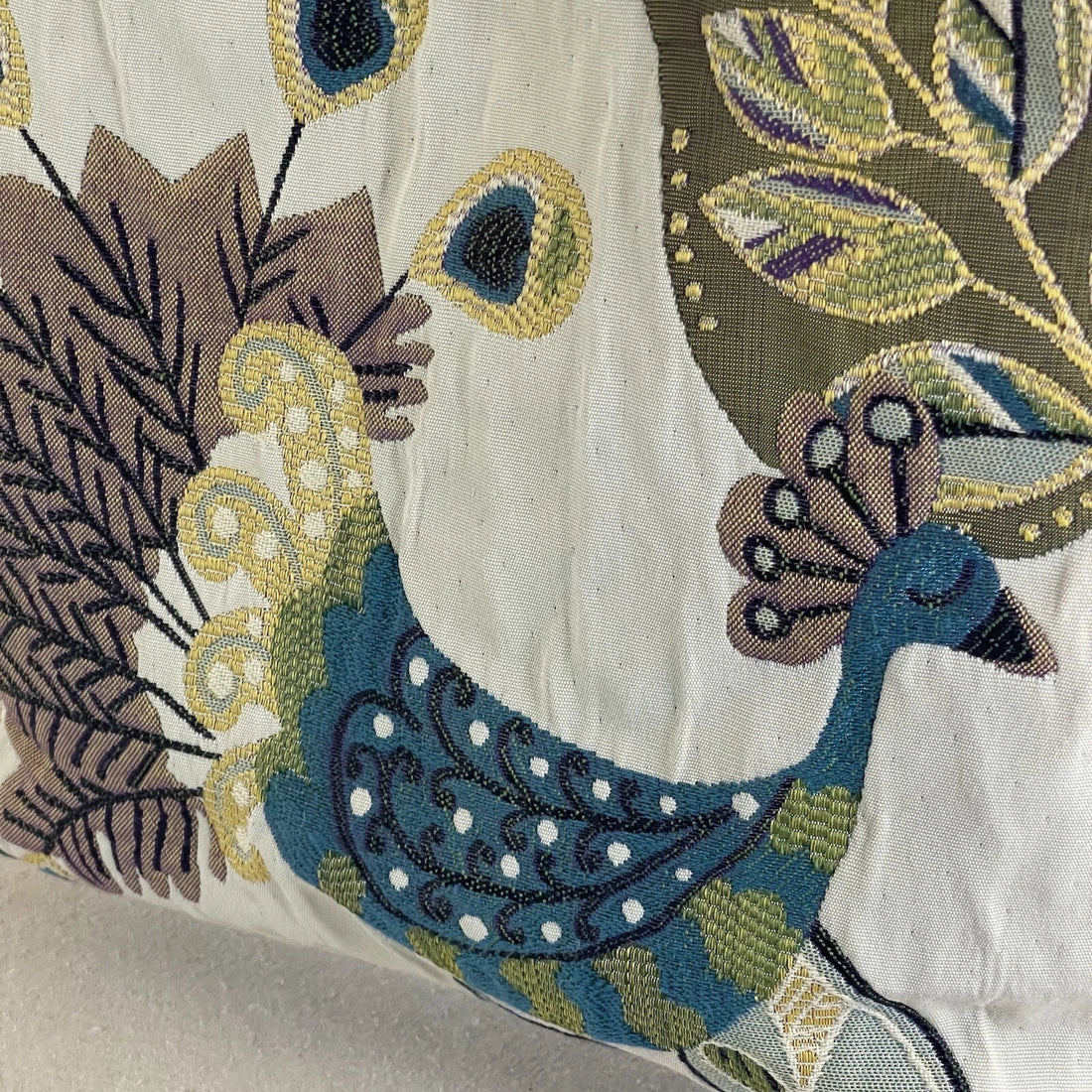 Handmade Canvas Tote Bag – Casual Double-Strap Purse with Fun Bird Peacock & Toucan Design