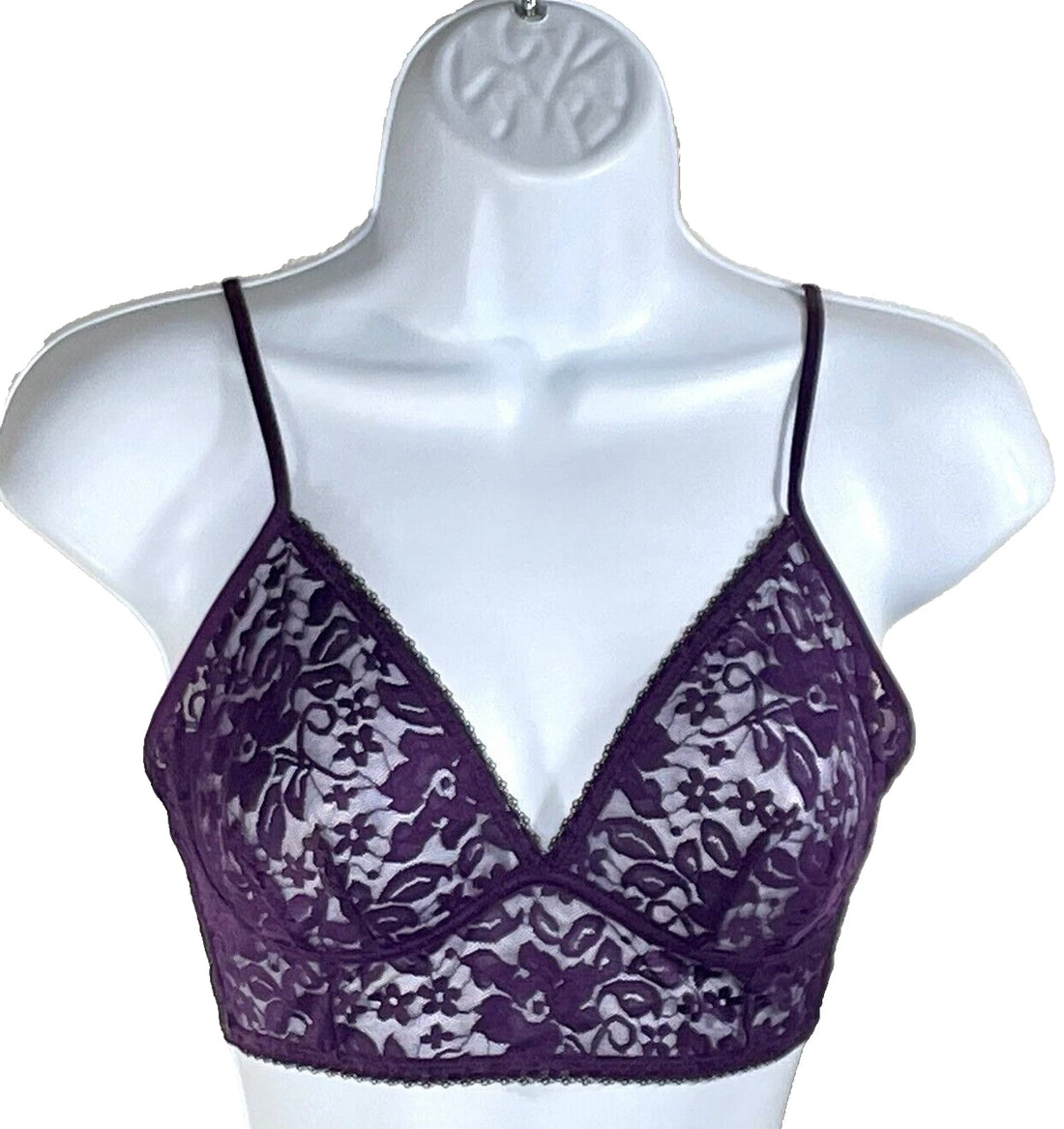 INC Women's Purple Lace Bralette Lingerie Top Size S NWT 100117215