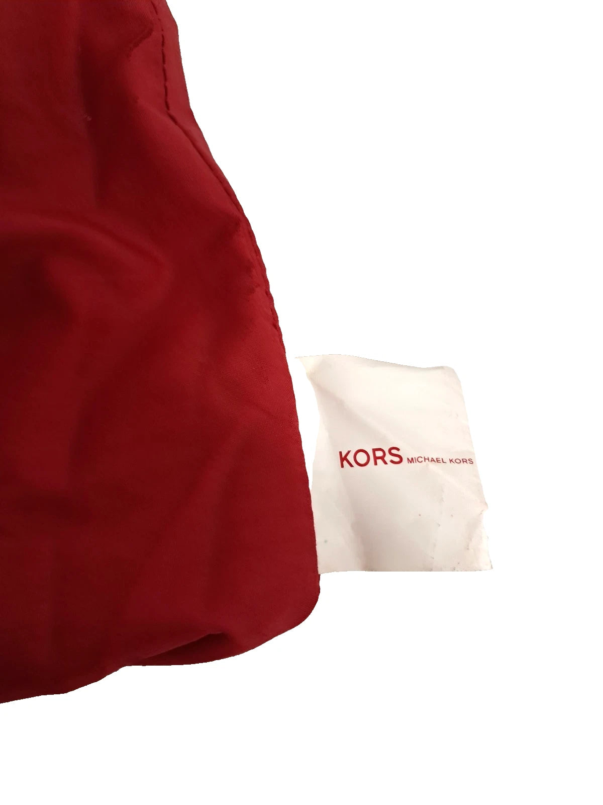 Michael Kors Red & Black Suede Effect Tote Bag – Large Designer Handbag