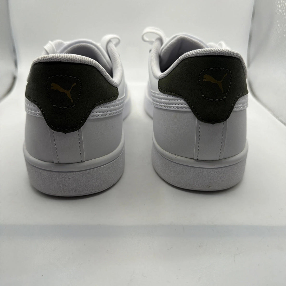 PUMA Ace Court Men's Sneakers White Green SoftFoam+ Size 11