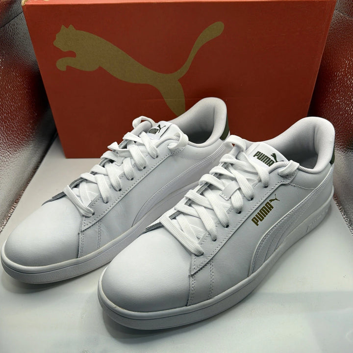 PUMA Ace Court Men's Sneakers White Green SoftFoam+ Size 11