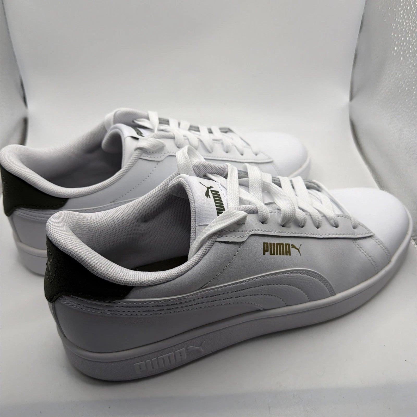 PUMA Ace Court Men's Sneakers White Green SoftFoam+ Size 11
