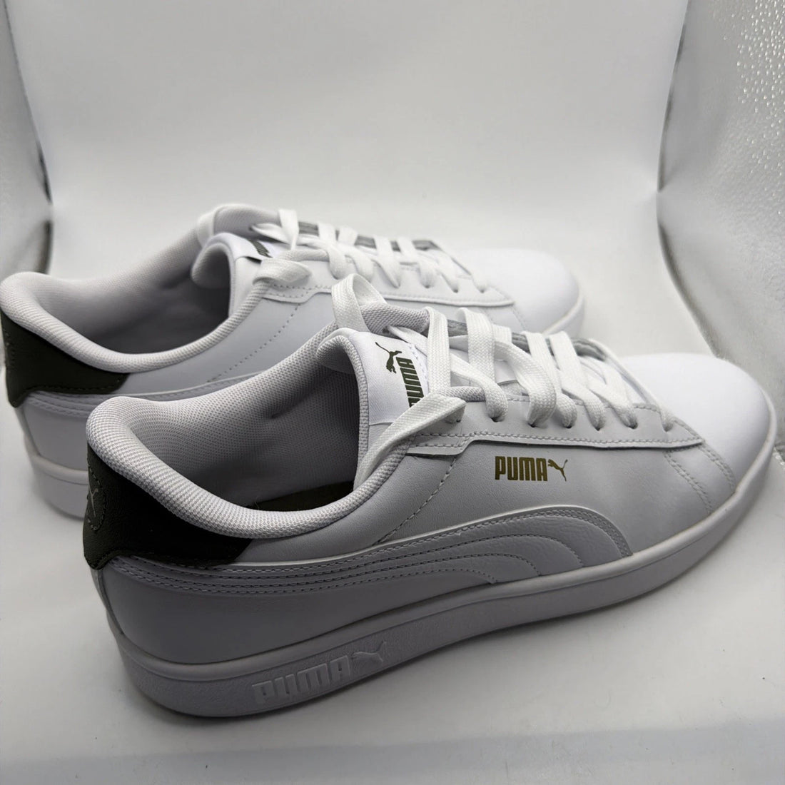 PUMA Ace Court Men's Sneakers White Green SoftFoam+ Size 11