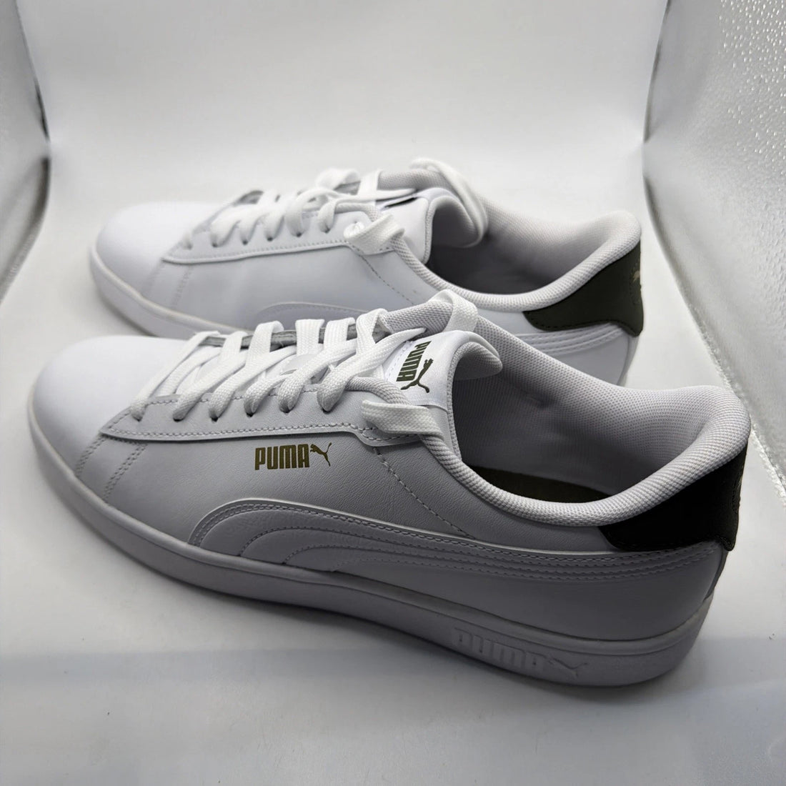 PUMA Ace Court Men's Sneakers White Green SoftFoam+ Size 11