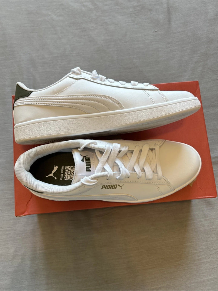 PUMA Ace Court Men's Sneakers White – Casual Court Shoes, Size 9 US