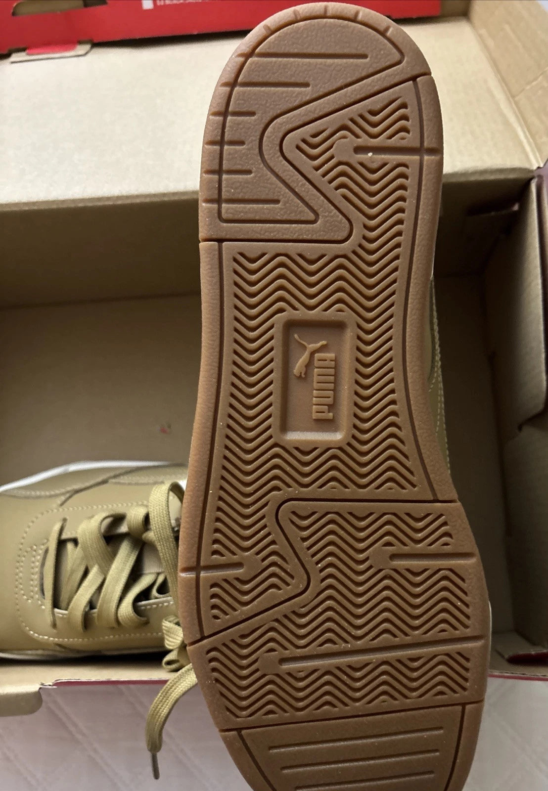 PUMA Men's Skate Sneakers Brown – SoftFoam Casual Shoes, Size 9.5 US, New in Box