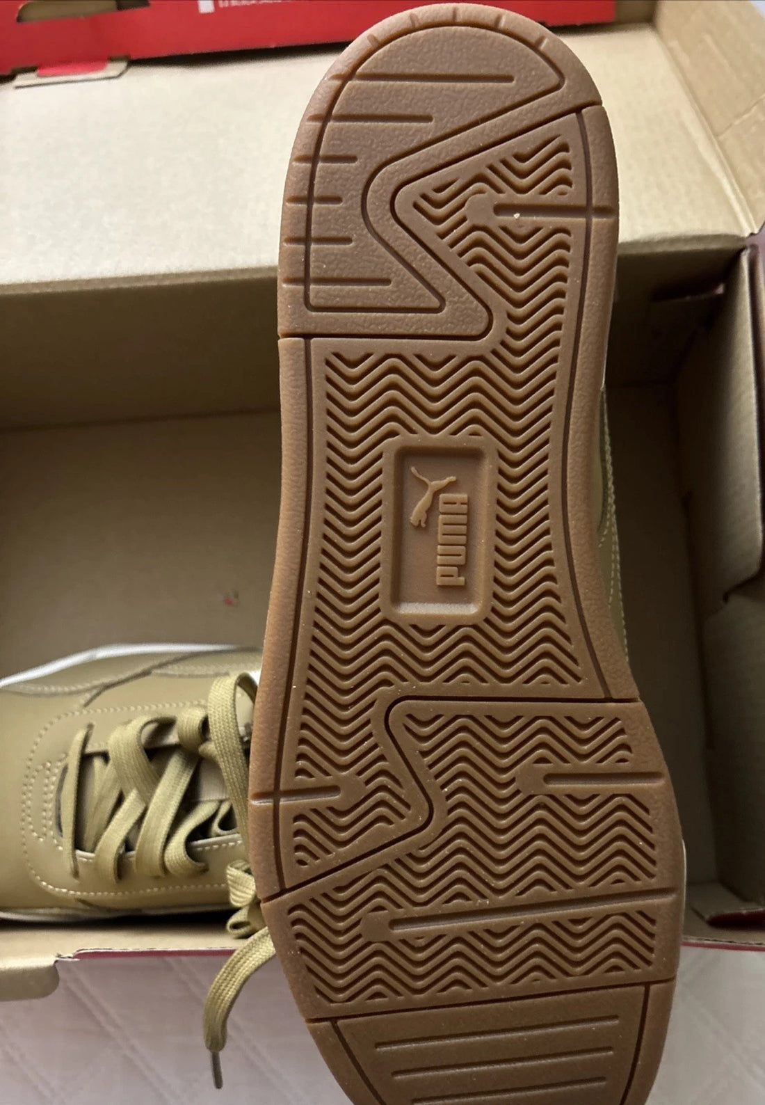 PUMA Men's Skate Sneakers Brown – SoftFoam Casual Shoes, Size 9.5 US, New in Box