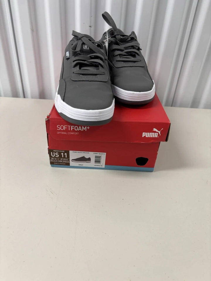 PUMA Men's Skate Sneakers Gray – SoftFoam Casual Shoes, Size 11 US, New in Box