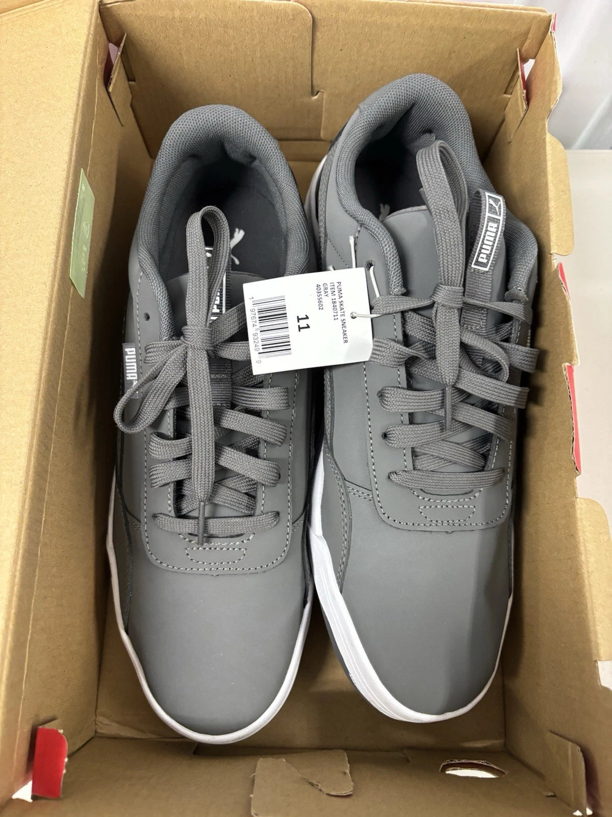 PUMA Men's Skate Sneakers Gray – SoftFoam Casual Shoes, Size 11 US, New in Box