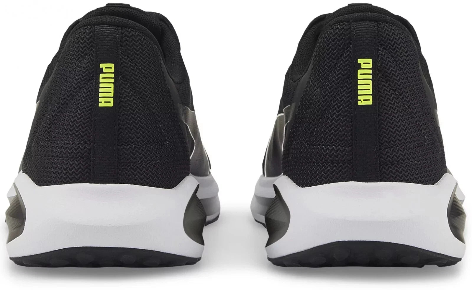 PUMA Twitch Runner Men's Running Shoes Black White – 376289-01 Sneakers