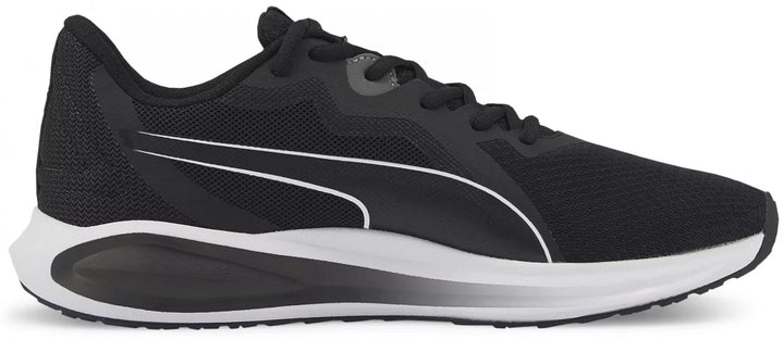 PUMA Twitch Runner Men's Running Shoes Black White – 376289-01 Sneakers