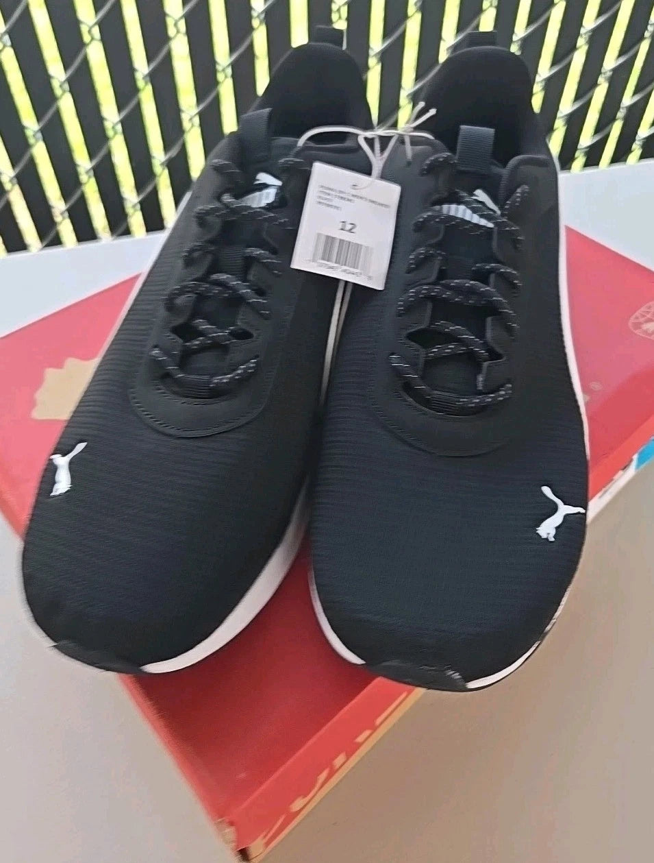PUMA Zip C Men's Sneakers Black – Casual Low Top Shoes, Size 12
