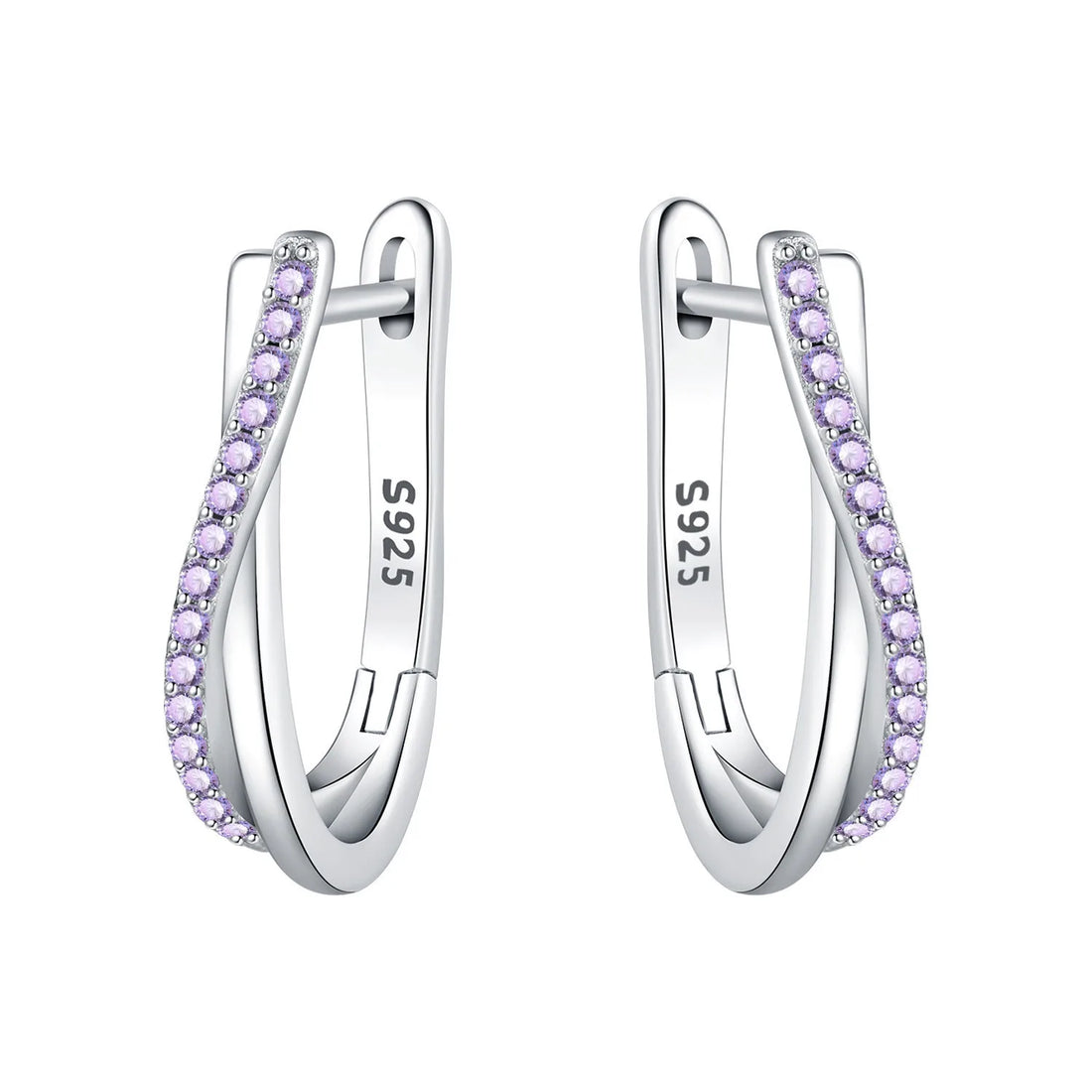 925 Sterling Silver Exquisite Multi-layer Ear Ring Jewelry Versatile Hoop Earrings For Women Jewelry Fine Birthday Party Gift
