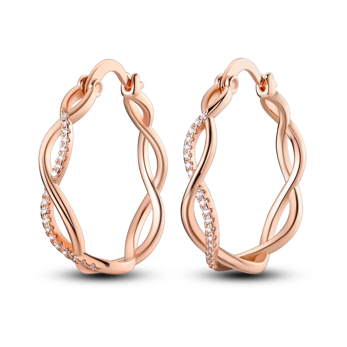 925 Sterling Silver Exquisite Multi-layer Ear Ring Jewelry Versatile Hoop Earrings For Women Jewelry Fine Birthday Party Gift