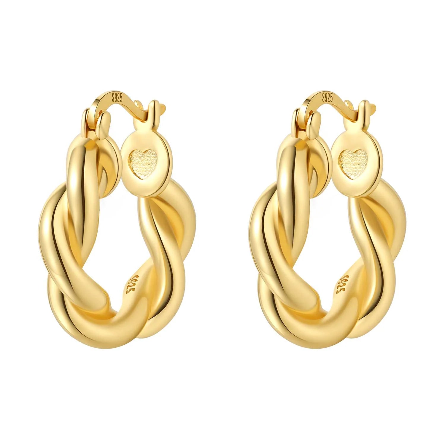 925 Sterling Silver Exquisite Multi-layer Ear Ring Jewelry Versatile Hoop Earrings For Women Jewelry Fine Birthday Party Gift