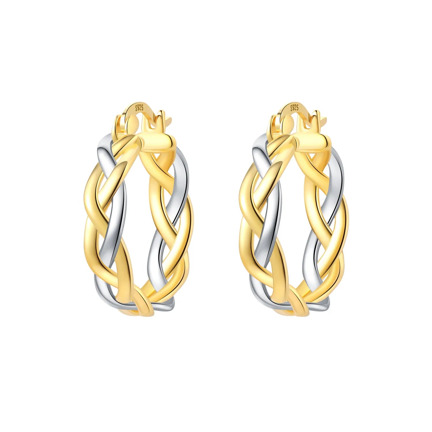 925 Sterling Silver Exquisite Multi-layer Ear Ring Jewelry Versatile Hoop Earrings For Women Jewelry Fine Birthday Party Gift