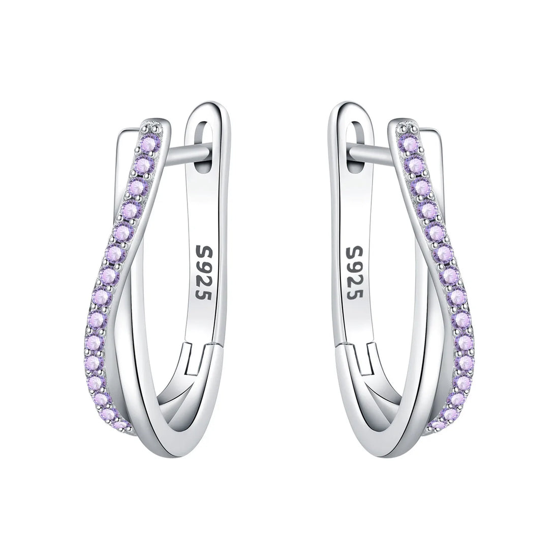 925 Sterling Silver Exquisite Multi-layer Ear Ring Jewelry Versatile Hoop Earrings For Women Jewelry Fine Birthday Party Gift