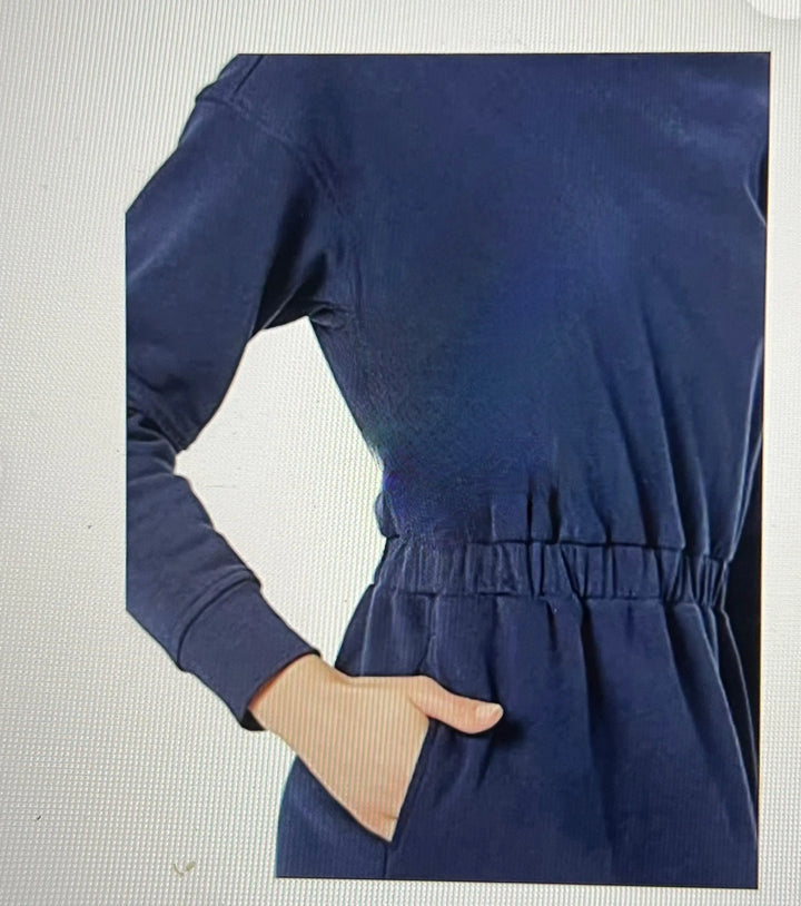 Women's Amazon Essentials Navy Fleece Dress Size 2X