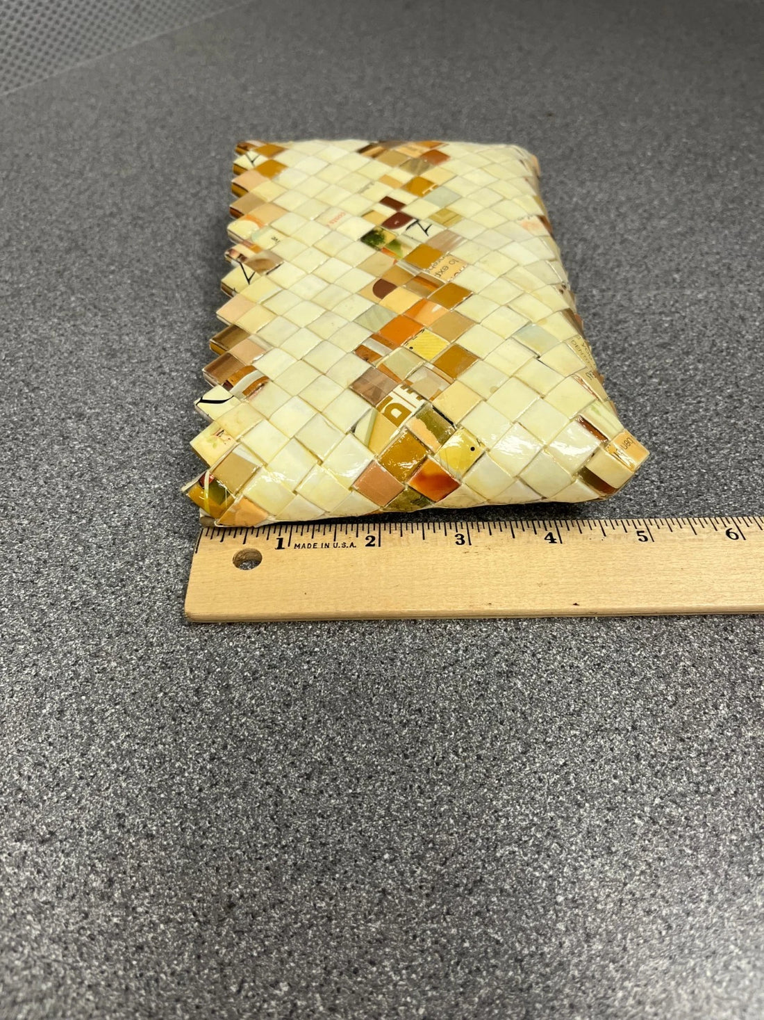 Women's Recycled Materials Clutch Handbag – Artistic Designer Purse