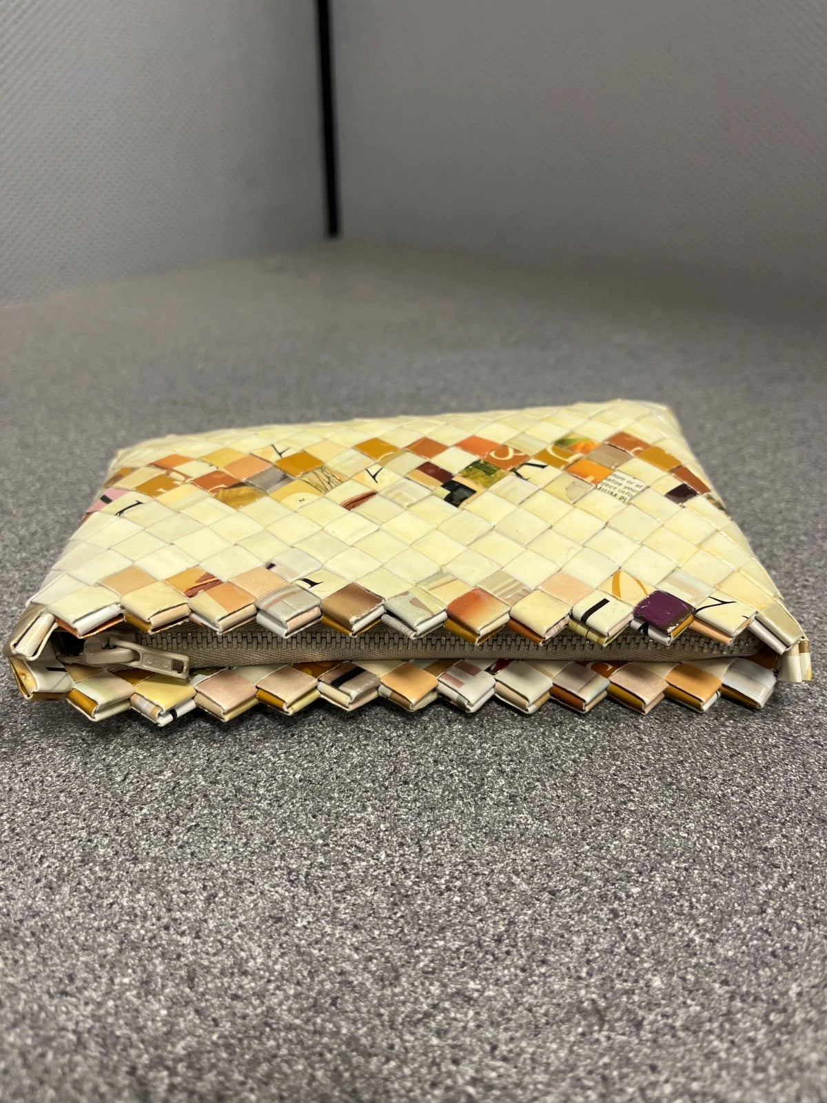 Women's Recycled Materials Clutch Handbag – Artistic Designer Purse