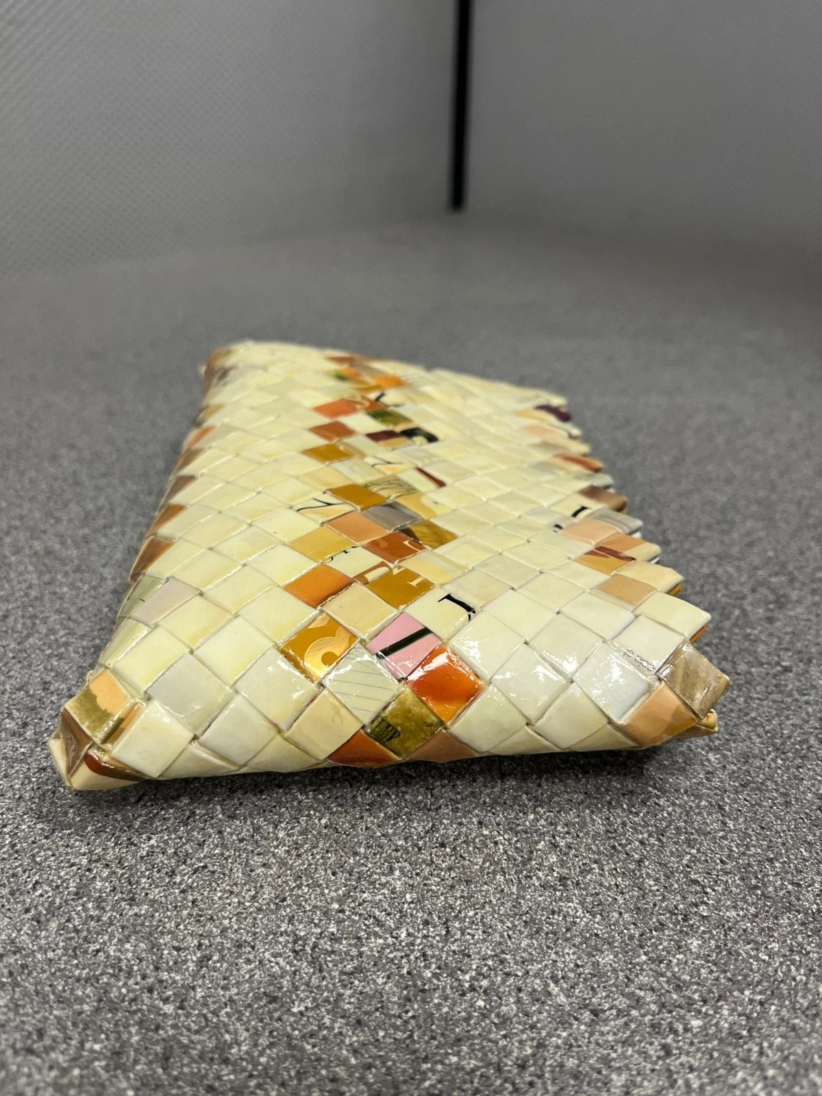 Women's Recycled Materials Clutch Handbag – Artistic Designer Purse