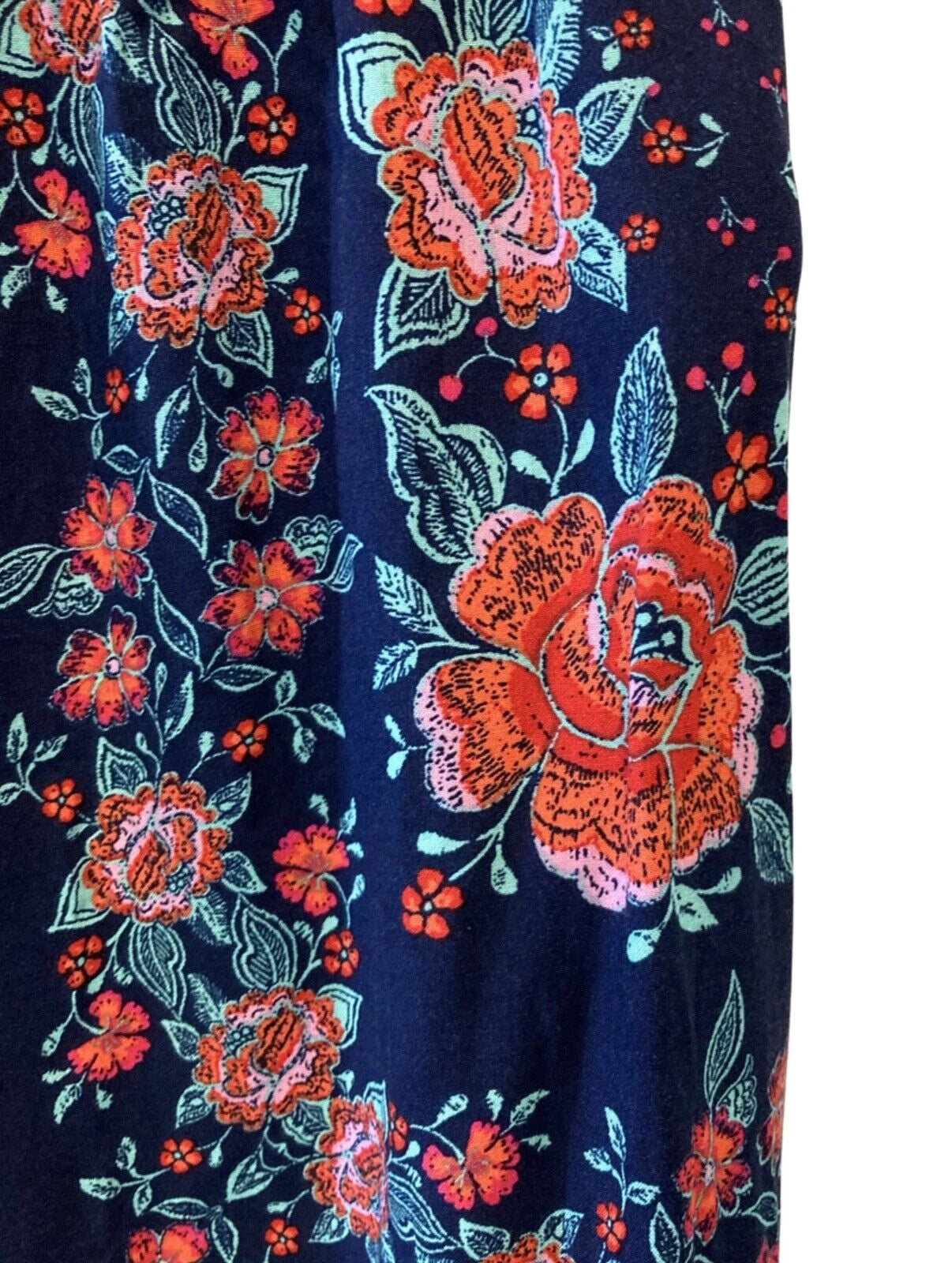 Xhilaration Women's Floral Cold Shoulder Maxi Dress Size M NWT