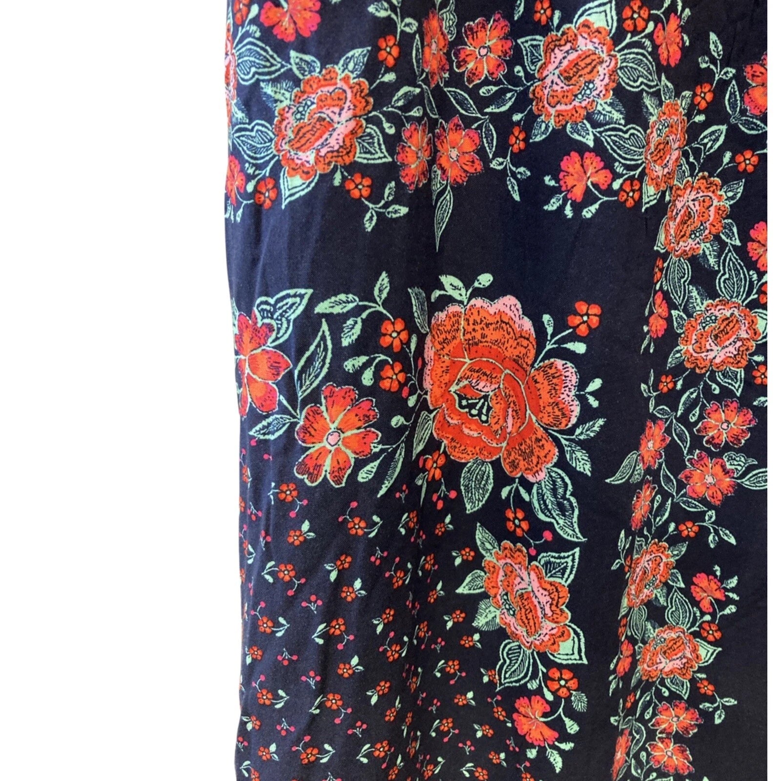 Xhilaration Women's Floral Cold Shoulder Maxi Dress Size M NWT