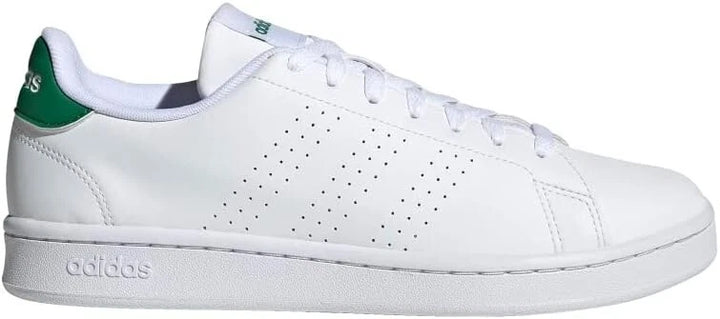 adidas Advantage Men's Racquetball Sneakers White Green – Court Shoes, Size 10