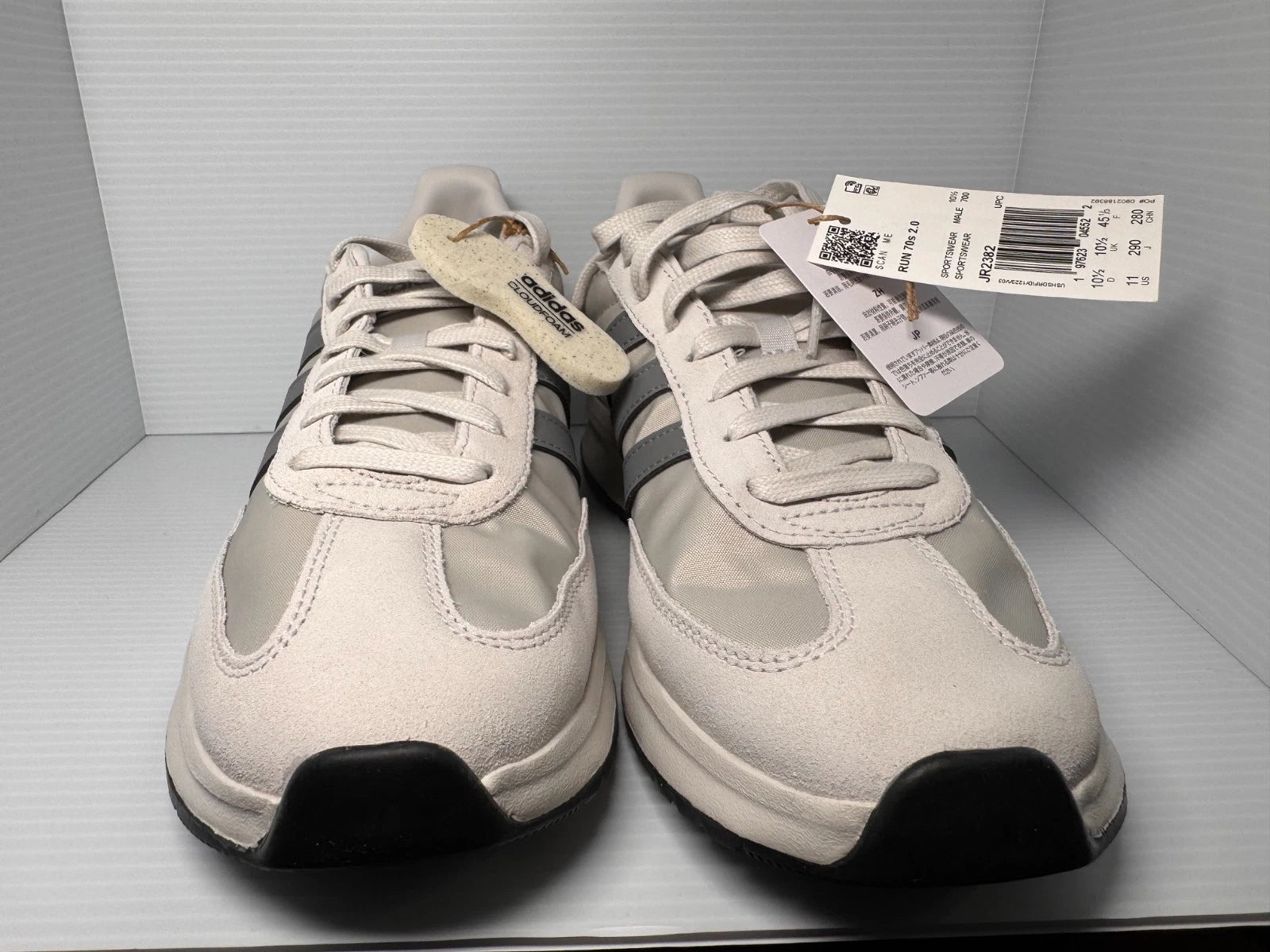 adidas Run 70s 2.0 Men's Sneakers – Vintage Style Casual Shoes, Size 11