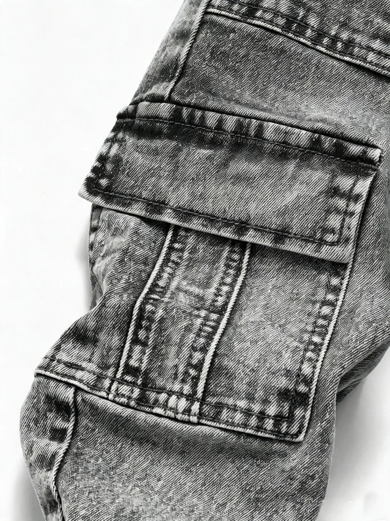 Boys' Denim Jeans, Four-Seasons, Fall & Winter New Arrival, Streetwear Cargo Pants, Slim-Fit, Soft Elastic Cotton, Casual Fashion