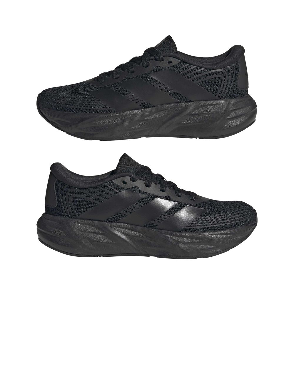 Athletic shoes boys women Adidas Galaxy 8 junior total black running - image 18