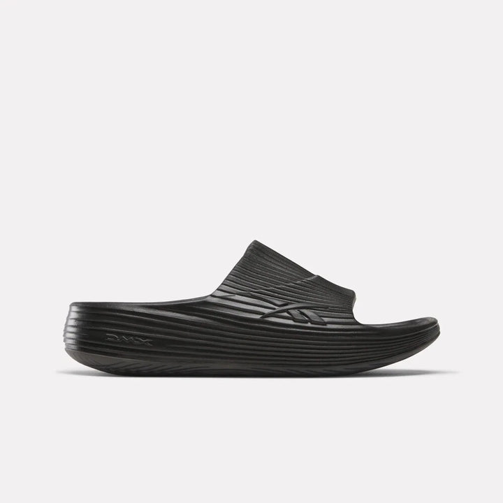Men Reebok DMX Recovery Slip On Slides Sandals Black 100209351 Running Athletic - image 1