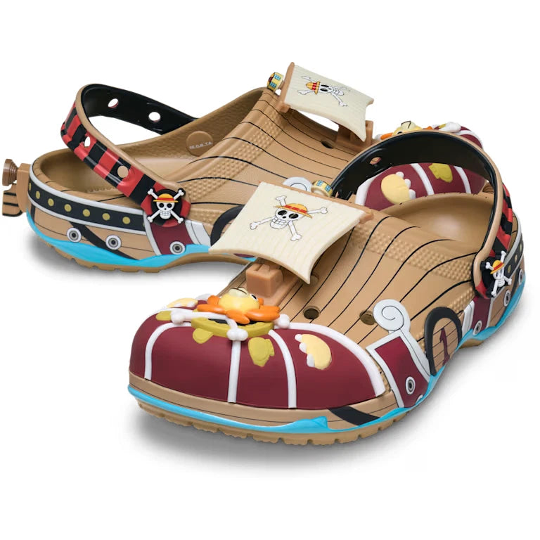 crocs ONE PIECE Thousand Sunny Classic Clogs Multi 212126 Unisex Japan New - image 1